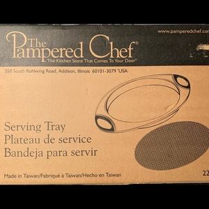 SOLD The Pampered Chef Serving Tray